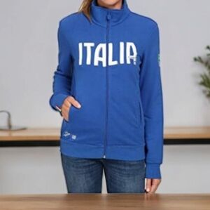 Rare Puma Vintage Italia National Soccer Athletic Track Sweatshirt Jacket